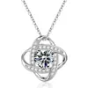 Collar de doble capa de plata de ley s925 con corazón eterno transfronterizo europeo y americano, colgante de 12 cumpleaños para mujer, cadena de clavícula de Amazon