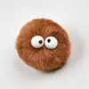 Nuevo y creativo color lindo bola de pelo Elfo del polvo ojo bizco accesorios para zapatos DIY con agujero [¡incluye hebilla de zapato!]
