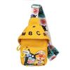 Nueva Bolsa de Lona de Dibujos Animados Linda para Niños y Niñas, Bolsa de Pecho para Niños, Bolsa Pequeña para Exteriores que Combina con Todo, Mochila, Bolsa Cruzada para Bebé