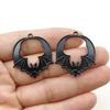 Nueva moda retro halloween murciélago pequeño colgante accesorios diy gota aceite aleación de zinc accesorios de joyería