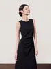 Ropa para mujer transfronteriza al por mayor: Colección de otoño 2026, versátil nuevo vestido midi de estilo francés para el trabajo