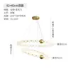Lámpara de Araña Larga para Villa Loft Lujo Nórdico Creativo Luz para Escaleras Moderna Simple Luz LED Foco para Sala de Estar