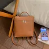 Bolso de Mano Sencillo para Mujer 2026 Nuevo Modelo Estilo Nicho de Alta Gama con Patrón de Lichi, Bolso Cruzado de Hombro Único, Mochila Elegante para Salir