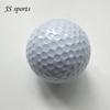 Pelota de Práctica de Golf de Entrenamiento de 2 Capas con LOGO en Blanco de Venta Caliente Japonesa y Coreana Resistente a Golpes Sarín