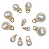 Colgante de perla ABS brillante, colgante de perla de diamante, accesorios de joyería, accesorios para el cabello DIY, accesorios de ropa con cremallera