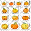 Set de Pegatinas para Coche de Buzón de Pavo de Acción de Gracias Pegatinas Magnéticas Pegatinas de Decoración de Dibujos Animados Pegatinas de Fiesta Pegatinas Festivas Pegatinas para Refrigerador