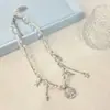 Conjunto de Colares Estrela do Mar Concha Búzios com Contas de Pérola Europeu e Americano Camadas Múltiplas Empilhadas Estilo Férias na Praia Colar para Mulheres