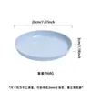 Amazon Tk Plato de Paja de Trigo Plato de Hotel Plato para Frutas Hogar Nórdico Plato para Ensalada Plato de Plástico PP