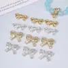 Pulsera de Lazo de Zirconia de Conservación de Color de 18K Accesorios Cuentas Espaciadoras de Cristal Accesorios Cuentas Espaciadoras para Joyería DIY