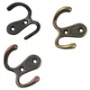 Gancho para ropa de metal negro de aleación de zinc, gancho para abrigos de pared para puerta, gancho individual para ropa de armario para porche