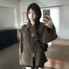Gabardina Elegante Estilo Coreano Adelgazante