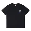 Camiseta de Manga Corta para Mujer Estilo Coreano Algodón Peinado Algodón Top Holgado Verano para Mujer Combinación Perfecta Cuello Redondo Camiseta Básica Camiseta Interior para Mujer