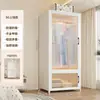 Armario de acero de estilo moderno para ropa de bebé, estable y duradero, a prueba de polvo, colgable, armario modular con almacenamiento compartimentado