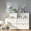 Armário de aparador modular USM usado, gabinete de TV, mesa de cabeceira, mesmo estilo de celebridade da internet, vitrine INS, armário de armazenamento, vitrine