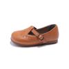 Zapatos de Cuero para Niñas 2026 Otoño Nuevo Estilo Coreano Zapatos de Princesa para Bebé Suave Cuero Zapatos Planos de Moda Color Sólido Zapatos de Rendimiento