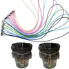 Nuevo paquete de 8 correas elásticas ajustables para cubo de basura, correas elásticas de fijación para bolsas de basura antideslizantes con hebilla multifuncional