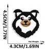 Patch Bordado de Cachorrinho Desenho Animado Qiansheng Cãozinho Fofo Patch Termocolante Sem Costura para Roupas, Chapéus, Bolsas e Patches Decorativos