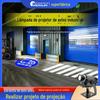 Luz de Projeção Publicitária para Faixa de Pedestres 24V Tráfego Padrão Rotativo de Imagem Dupla Luz de Logotipo Oficina Projeção de Alta Definição