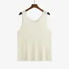 Ropa de Abrigo para Mujer Tallas Grandes Ropa Interior Camisola Chaleco Mujer Versátil Tejido Estilo Verano 2026 Camiseta de Capa Base para Mujer Tallas Grandes 23963