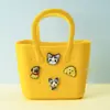 Monedero de silicona con forma de cueva cuadrada para niños, bolso cruzado para caminar, divertido y bonito bolso de silicona para cambio.