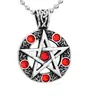 2023 Venta Caliente Poder Misterioso Energía del Universo Pentagrama Colgante Retro de Acero de Titanio Moda para Hombres y Mujeres Collar Personalizado