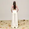 Versión mejorada: Pantalones vaqueros de cintura alta para mujer, ultrasuaves, de pierna ancha, para otoño de 2026, holgados y versátiles, de largo hasta el suelo, de Yichun