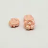 Acrílico Color Sólido Deslumbrante Colorido Pequeñas Flores Gorditas Colorido Flor de Cerezo DIY Cadena para Teléfono Pendiente Materiales Accesorios Cuentas Sueltas