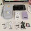 Bolsa de Almacenamiento para Cable de Datos de Power Bank, Bolsa de Tela para Fuente de Alimentación Móvil, Caja para Disco Duro, Funda Protectora para Teléfono Móvil Adecuada para Xiaomi y Romoss
