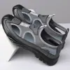 Sandalias de Baotou de Verano para Hombre con Agujeros Suela Blanda Zapatos de Papá Transpirables para Exteriores Calzado Casual Calzado de Playa Sandalias de Talla Grande Venta al por Mayor