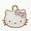 Eb-18 Desenho Animado Estilo Europeu e Americano Gato Esmalte Liga DIY Pingente Acessórios Pulseira Charme Colar Joias Peças Pequenas
