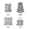 Tela Jacquard Teñida en Hilo Floral Pequeño con Relieve Dulce Francés Tela para Vestido Elegante Chaqueta de Mujer Decoración de Caja