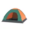 Tienda de Campaña de Apertura Rápida Totalmente Automática Suministros para Exteriores Camping 4 Personas Dobles Viajes de Campo Viajes Parque Protección Solar y Protección contra la Lluvia