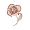 Broche de Diente de León Rojo de Lujo Ligero y de Gama Alta, Accesorio Elegante, Broche de Lujo Ligero de Gama Alta, Accesorio para Ropa, Fábrica de Origen