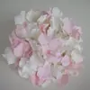 Cabeza de Hortensia Grande Material de Tela de Lana Pétalos Triangulares Flores Artificiales Flores Falsas Flores de Seda Boda Floral Pared de Flores Guía de Camino Arco