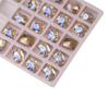 Broca de uña grande de alta calidad k9 para taladro de uñas, larga, cuadrada, con esquinas redondeadas, base puntiaguda, Super Flash de Cristal, multi-corte, accesorios DIY para taladro de uñas