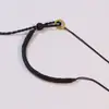 Pulsera de Media Cuenta y Media Cuerda Tejida a Mano, Nueva Tendencia Nacional Cuerda de Mano Semi-Terminada, Pulsera Original Pulsera de Cuentas DIY