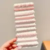 Ligas de Cola de Caballo Alta para Niñas, Coloridas, Alta Elasticidad, Duraderas, Ligas para Cuero Cabelludo, Niñas Pequeñas, No Dañan el Cabello, Ligas para el Cabello, Accesorios para el Cabello