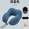 Almofada de Pescoço U-Shaped Ice Silk Catiônica Pico do Camelo Transfronteiriça para Escritório Viagem Espuma de Memória Portátil Almofada U-Shaped Cervical