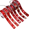 Cinta de Satín Roja, Cinta de Boda, Ribete para Colcha de Dote Nupcial, Hilo Rojo, Cinta con Palabras Felices, Colección Completa de Artículos para Boda