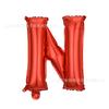 Globo con letras pequeñas de 16 pulgadas, negro, fino, dorado rosa, para decoración de bodas, letras mayúsculas AZ, globo de película de aluminio, venta al por mayor