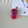 Llavero Dinámico de Dibujos Animados de Pequeño Héroe de Marvel Colgante para Mochila Escolar Colgante de Muñeca de Resina Colgante para Bolso con Corazón de Niña Lote