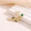 Colar com pingente de flor em esmalte colorido transfronteiriço e acessórios de pulseira para mulheres, estilo nicho de alta qualidade, doze acessórios de flor de nascimento para mulheres