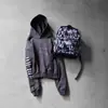 Sudadera con capucha Estilo Oscuro Y2K Rasgada Gótica Mismo Estilo Ins High Street Americano Nuevo Estilo Transfronterizo Otoño e Invierno 2025