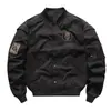 Otoño 2024 Cuello Juventud Chaqueta Abrigo Aviador Hombres Traje de Béisbol Holgado Multibolsillo Casual Pareja