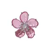 Presilhas de Orelha Flor de Zircônia Doces e Simples Estilo Coreano para Mulheres Sem Orelhas Furadas, Presilhas Versáteis de Cartilagem, Luxo Leve, Brincos de Moda de Alta Qualidade