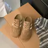 Mules Planos Sin Cordones para Mujer, Nuevos Zapatos Trendy de Media Piel Deslizables Primavera/Verano 2026, Zapatos de Entrenamiento Alemanes