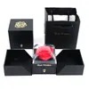 Nueva Caja de Regalo Rosa Doble Abierta Shijia Nuevo Color Flor de Jabón Inmortal Caja de Joyería Almacenamiento de Anillos Collares