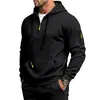 Moletom com Capuz Versátil Masculino Pesado Americano Outono 2026 Solto Com Pelúcia Interna Quente Esportes ao Ar Livre Casual Roupa de Trabalho