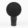 Em stock fascial gun massagem cabeça acessórios home fitness massagem silicone acessórios pp plástico fascial gun massagem cabeça