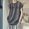 Camiseta sin mangas con cintura elástica para hombre Chaoy, camiseta fina de verano a la moda para hombre, camiseta deportiva de baloncesto de marca Tide, chaleco holgado a la moda